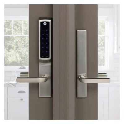 Yale Wi-Fi & Bluetooth Assure Lock for Andersen Patio Doors, Satin Nickel